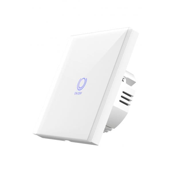 WOX WOX R7063 Wandleuchtenschalter, WiFi 2,4 GHz, Schuko, <= 800W, 10-30 m, weiß
