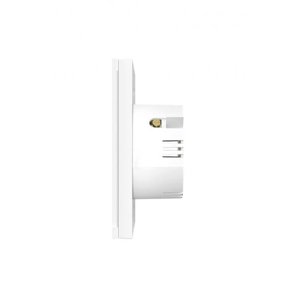 WOX WOX R7063 Wandleuchtenschalter, WiFi 2,4 GHz, Schuko, <= 800W, 10-30 m, weiß