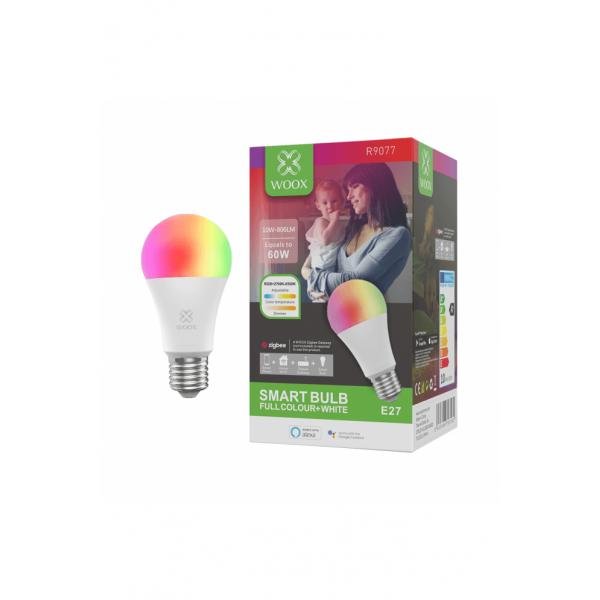 WOX WOX R9077 Zigbee RGB LED -Lampe, WiFi, E27, CCT, Amazon Alexa Google Assistant