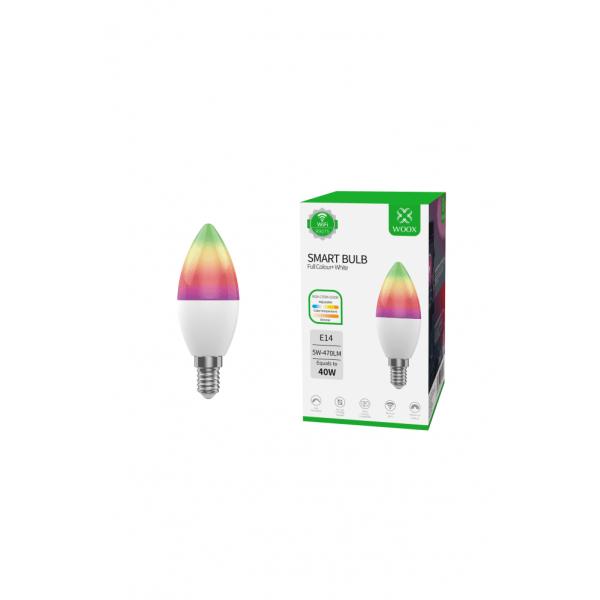 WOX WOX R9075 RGB LED -Lampe, WiFi, E14, CCT, Google Assistant Amazon Alexa