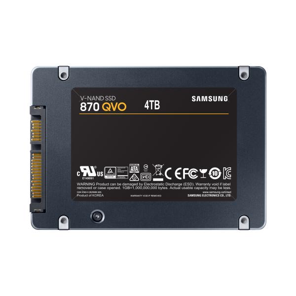 Samsung MZ-77Q4T0BW 870 QVO SSD, 4000 GB, 2,5, SATA3 6 GBBE, V-NAND MLC, 560 MB S., 98000 IOPS