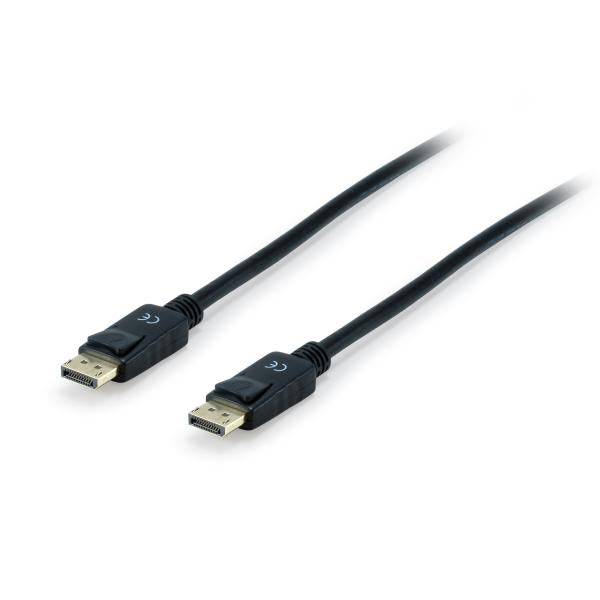 Ausrüstungsausrüstung 119253 Display -Portkabel, DisplayPort 1.4, 8K 60 Hz und 4K 120Hz, HDR, 3M, Schwarz