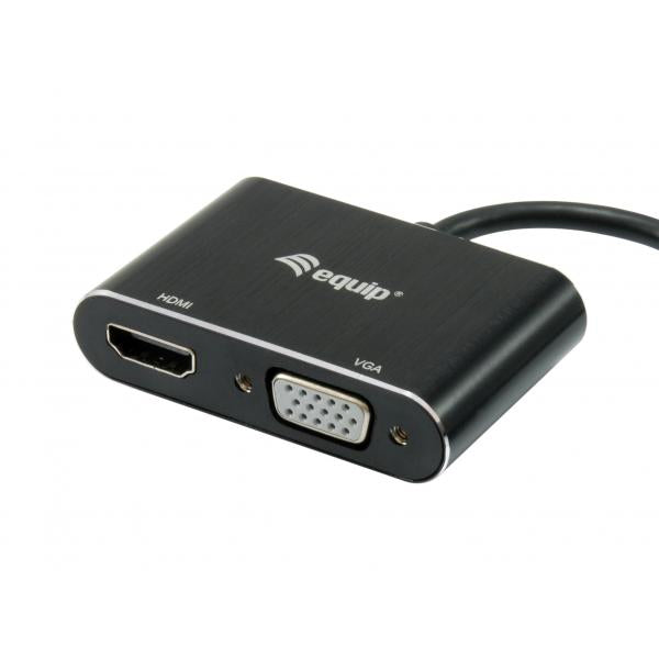 Ausrüstungsausrüstung 133386 USB an HDMI VGA-Adapter, USB 3.2 Gen 1 Typ-A, HDMI-Ausgang, 1920 x 1080 Pixel