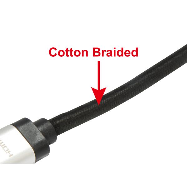 Ausrüstungsausrüstung 119383 HDMI -Kabel, HDMI Typ A, 48 Gbit S, Audio Return Channel (ARC) Schwarz, Silber, 5m