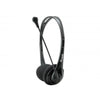 Ausrüstungsausrüstung 245302 Chat-Headset, 3,5 mm, Kopfband, nennt Musik, Binaural, Rotary, Schwarz