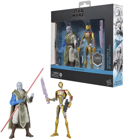 Star Wars The Black Series Dagan Gera und BX-Droid (Hybrid) aus Jedi: Survivor, Gaming Greats 15 cm große Actionfigur zum Sammeln, Duo-Pack