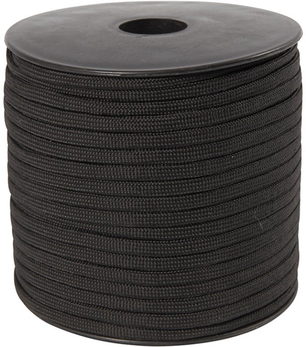 Creativ Company Makrameeschnur, B: 5 mm, schwarz, 50 m 1 Rolle