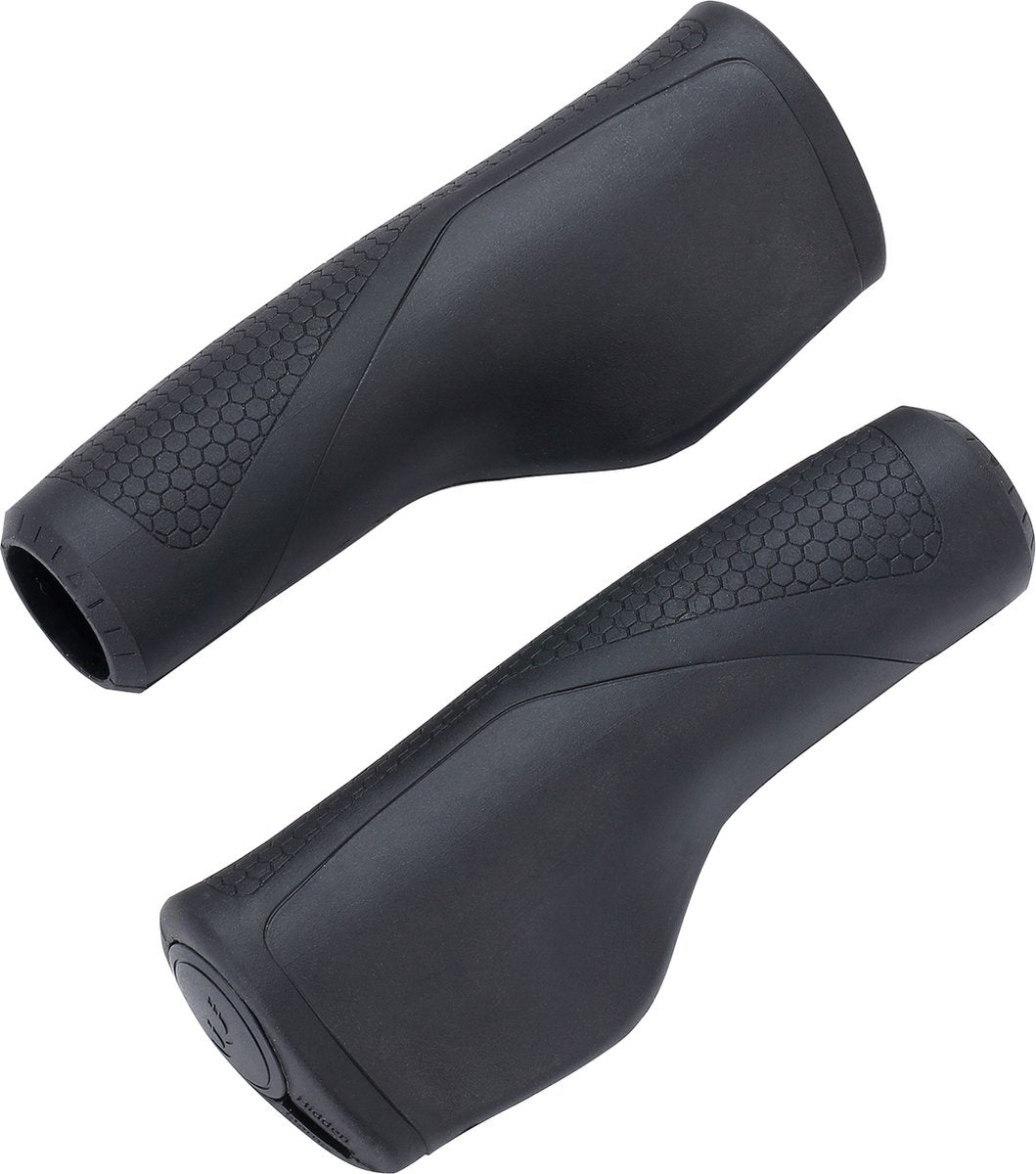 BBB Cycling ergonomische Fahrradgriffe Mamba – Fahrradgriffe E-Bike Citybike – 130 mm – Schwarz – BHG-100