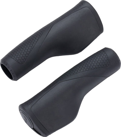 BBB Cycling ergonomische Fahrradgriffe Mamba – Fahrradgriffe E-Bike Citybike – 130 mm – Schwarz – BHG-100