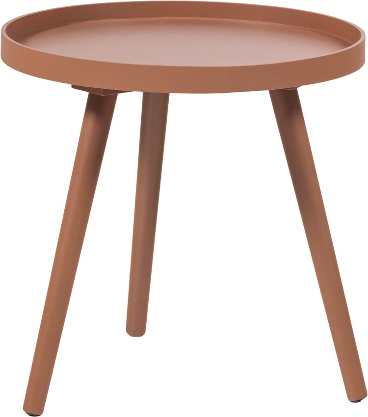 Woood Sasha Beistelltisch ø 40 cm – Holz – altrosa – 41 x 41 x 40,5 cm