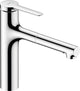 Hansgrohe Zesis M33 – Küchenmischbatterie – Einhebelbedienung – Größe 160 mm – herausziehbare Brause – 2 Brausefunktionen – Chrom