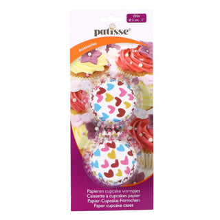 Patisse pappiger Cupcake Formen 200 Stück 5 cm