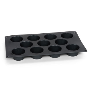 Patisse Patisse Mini Muffin Form 11 FOMPER 29 x 17 cm Schwarzes Silikon