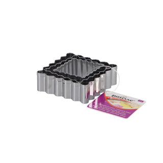 Patisse Patisse ragt quadratische 3-teilige Edelstahl aus