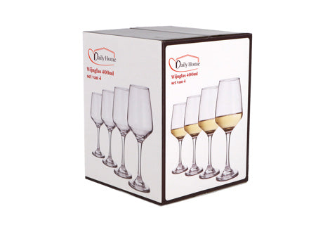 Daily Home Weinglas 400 ml 4er-Set | 6 Stück