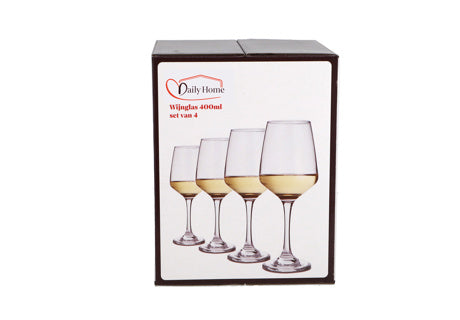 Daily Home Weinglas 400 ml 4er-Set | 6 Stück
