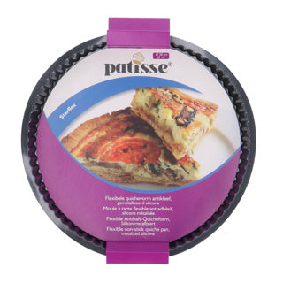 Patisse Patisse Quiche Vorm 28 cm schwarzes Silikon