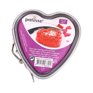 Patisse Silver-Top Mini Heart-Fund Form 12 cm