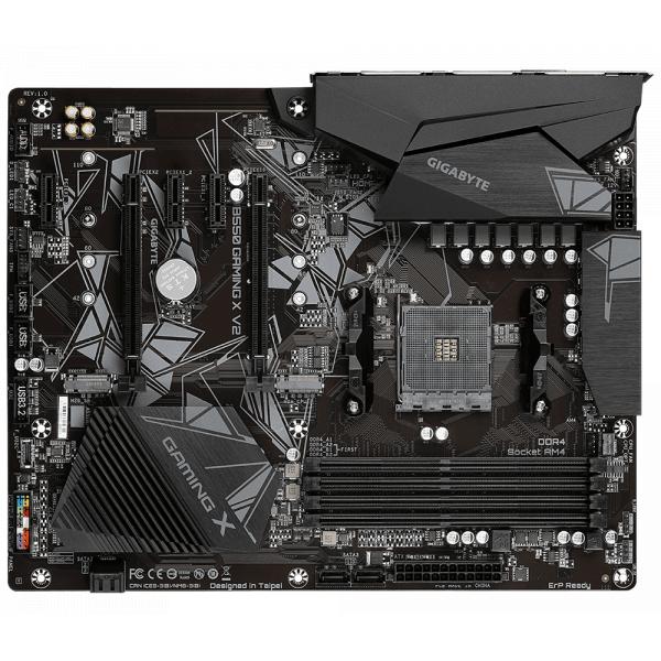 Gigabyte Gigabyte B550 Gaming X V2, ATX, AMD Ryzen, AM4, 4x DDR4, 3200 MHz, M.2, 100 GBE, TPM