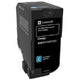Tonerkartusche Lexmark 74c2hce Cyan