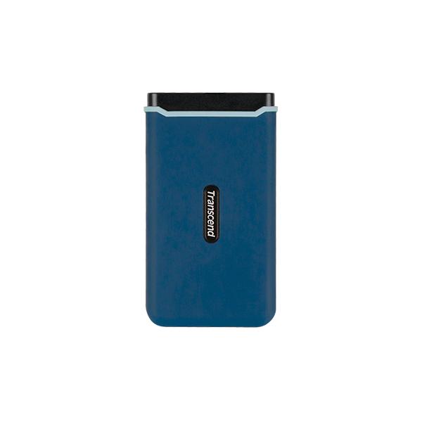 Transcend Transcend TS250GED370C ESD370C externe SSD, 250 GB, USB Typ-A C, PCIe, 1050 950 MB S., Marineblau