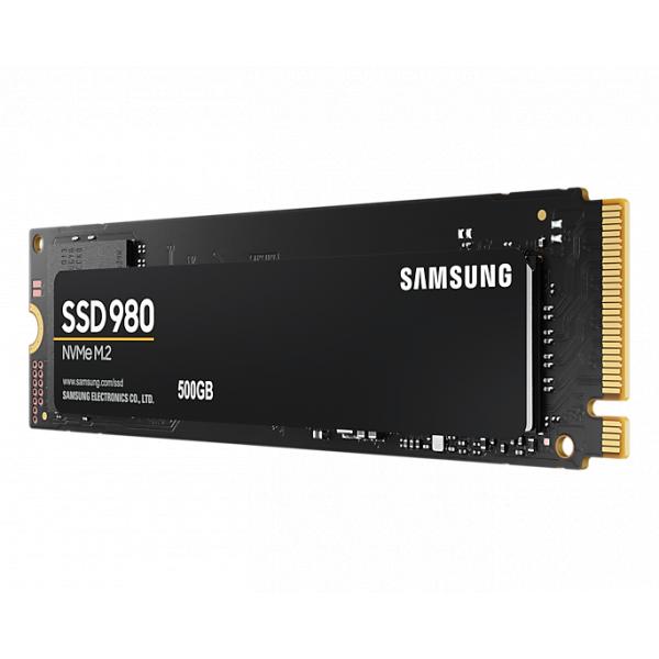 Samsung MZ-V8V500BW 980 SSD, 500 GB, PCLE 3.0, NVME M.2, 3500 3000 MB s