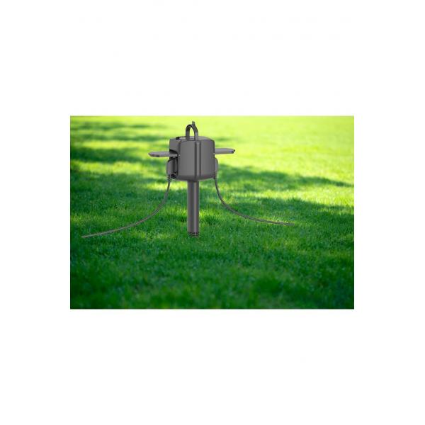 WOX WOX R6079 Smart Two Way Outdoor -Kontaktkasten, WiFi, 2x Schuko, IP44, 3680W, 16A