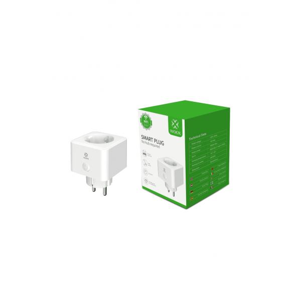 WOX R6087 Smart Plug EU, Wi-Fi, Schucko, 230 V, Weiß