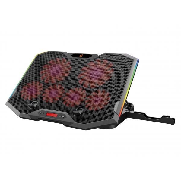 Concepttronic Concepttronic Thyia01b Thyia Ergo 6-Fan-Gaming-Laptop-Kühlständer, 17 43,2 cm, 6 PCs Tasten, Tasten, Tasten
