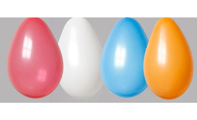 Ballon rot weiß blau orange 100 Stück