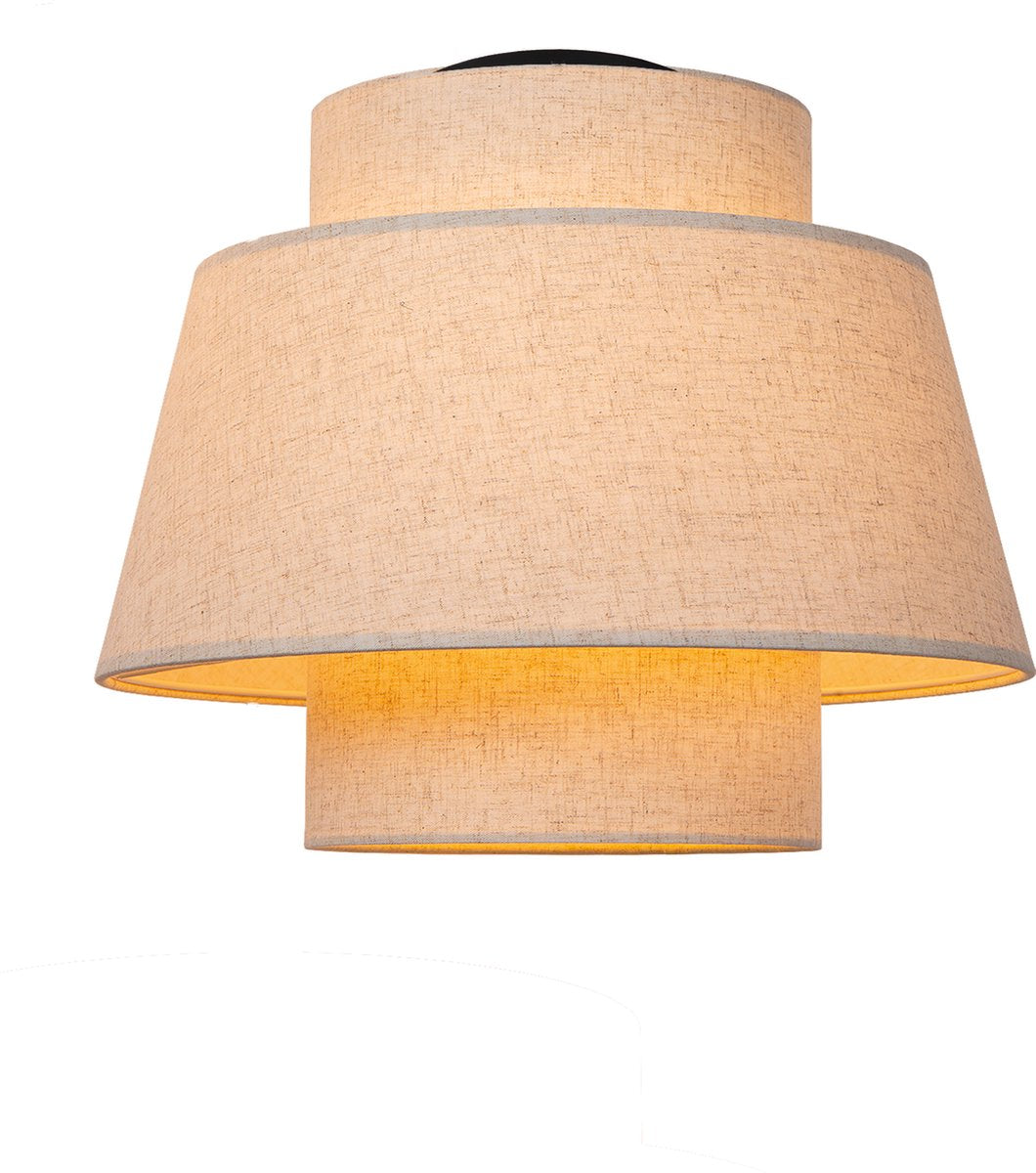 Lucide Tribute - Deckenleuchte (Deckenleuchte) - ø 40 cm - 1xE27 - Beige - Japandi