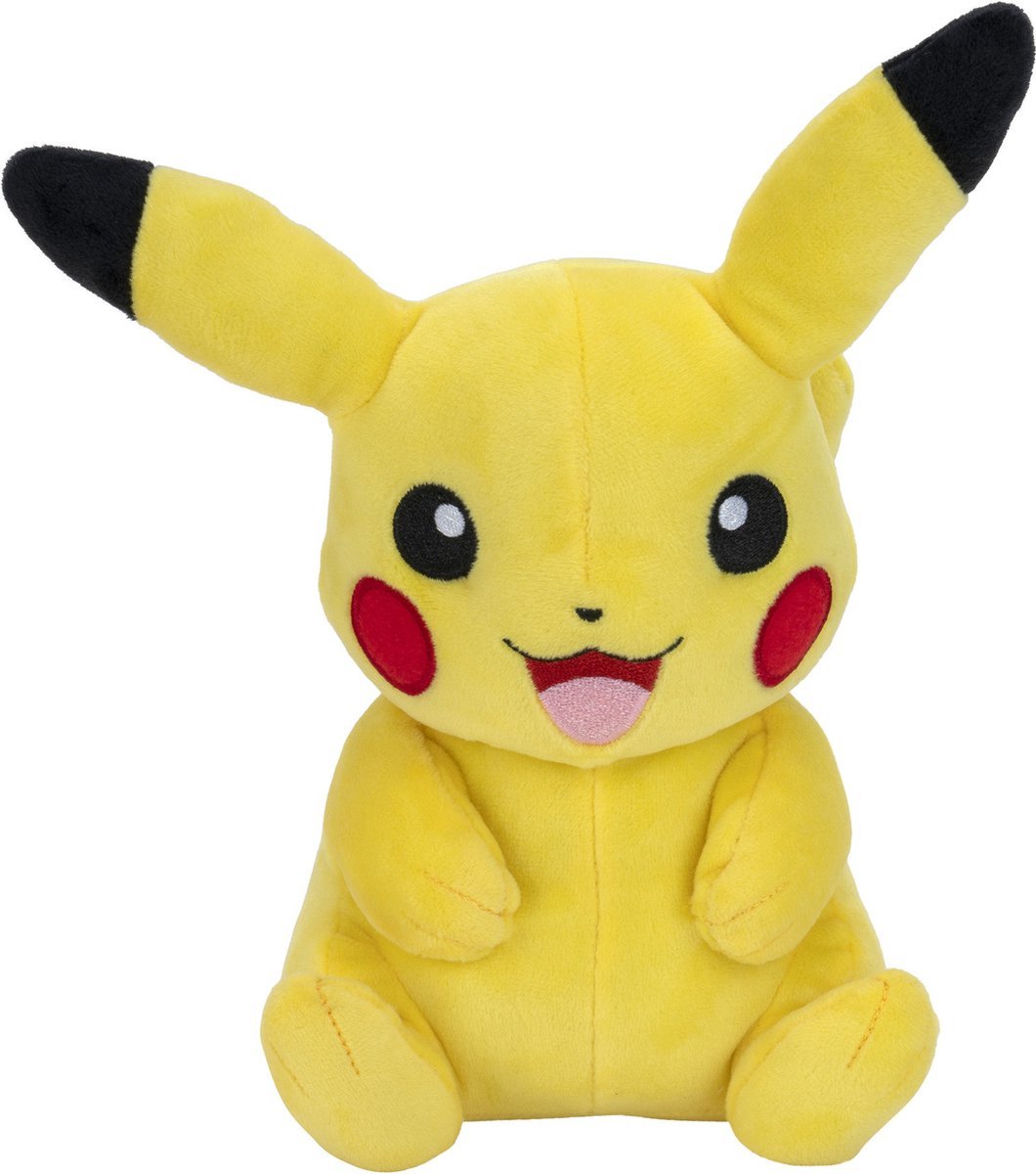 Pokémon Kuscheltier Pikachu Junior 20 cm Plüsch gelb schwarz