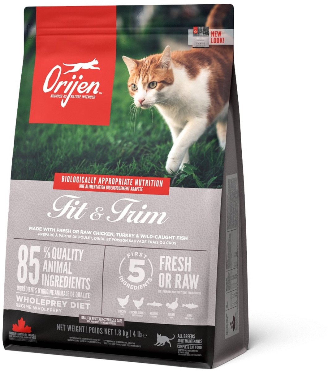 Orijen ganze Beute -Fit -Trim -Katze