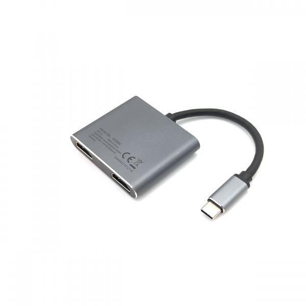 Ausrüstungsausrüstung 133484 USB-C 4 in 1 Dual HDMI-Adapter