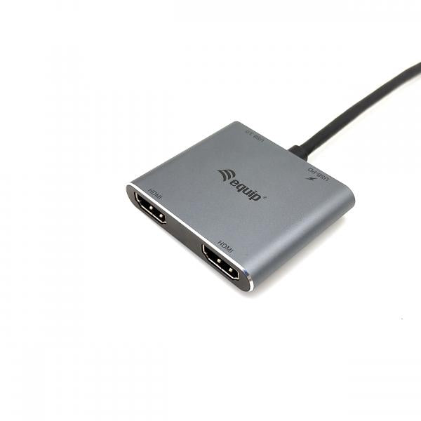 Ausrüstungsausrüstung 133484 USB-C 4 in 1 Dual HDMI-Adapter