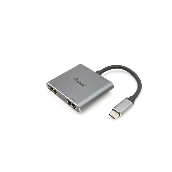 Ausrüstungsausrüstung 133484 USB-C 4 in 1 Dual HDMI-Adapter