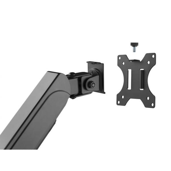 Ausrüstungsausrüstung 650134 17 -27 Dreifachmonitor -Schreibtischhalterung, Klemme, 21 kg, 75 x 75 mm, 100 x 100 mm