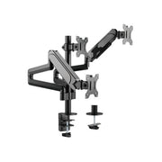 Ausrüstungsausrüstung 650134 17 -27 Dreifachmonitor -Schreibtischhalterung, Klemme, 21 kg, 75 x 75 mm, 100 x 100 mm - afbeelding 1