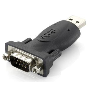 Ausrüstungsausrüstung 133382 USB-Typ A bis serielle RS232 DB9-Adapter, USB A, RS-232, Schwarz