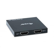 Ausrüstungsausrüstung 332715 Ultra Slim 2-Port HDMI-Splitter, 3840 x 2160p, 4K Ultra HD, Power-by-USB, Schwarz - afbeelding 2