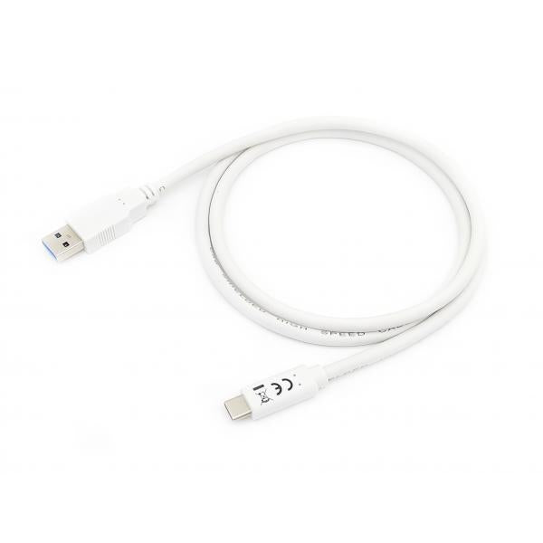 Ausrüstungsausrüstung 128363 USB 3.2 Gen 1 Typ-C auf ein Kabel, USB 3.2 Gen 1, 5000 Mbit S, M M, 1 M, Weiß