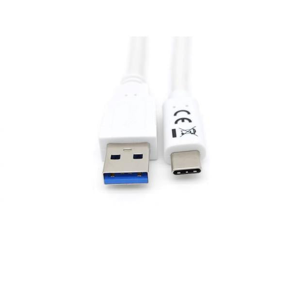Ausrüstungsausrüstung 128363 USB 3.2 Gen 1 Typ-C auf ein Kabel, USB 3.2 Gen 1, 5000 Mbit S, M M, 1 M, Weiß