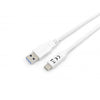 Ausrüstungsausrüstung 128363 USB 3.2 Gen 1 Typ-C auf ein Kabel, USB 3.2 Gen 1, 5000 Mbit S, M M, 1 M, Weiß