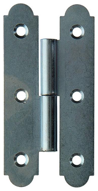 Mack 1013261 - 2 spanische Scharniere links verzinkt H 100 x B 50 mm | 5 Stück