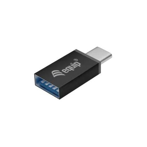 Ausrüstungsausrüstung 128956 4-Port USB 3.0 Hub mit USB-C-Adapter, USB 3.2 Gen 1 Typ-A, 5000 Mbit S, Schwarz