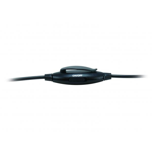 Ausrüstungsausrüstung 245304 Stereo-Headset mit Stummschaltung, Headset, Head-Band, Büro Call Center, Schwarz, Binaural, 1,8