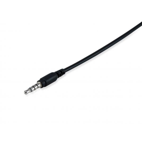 Ausrüstungsausrüstung 245304 Stereo-Headset mit Stummschaltung, Headset, Head-Band, Büro Call Center, Schwarz, Binaural, 1,8
