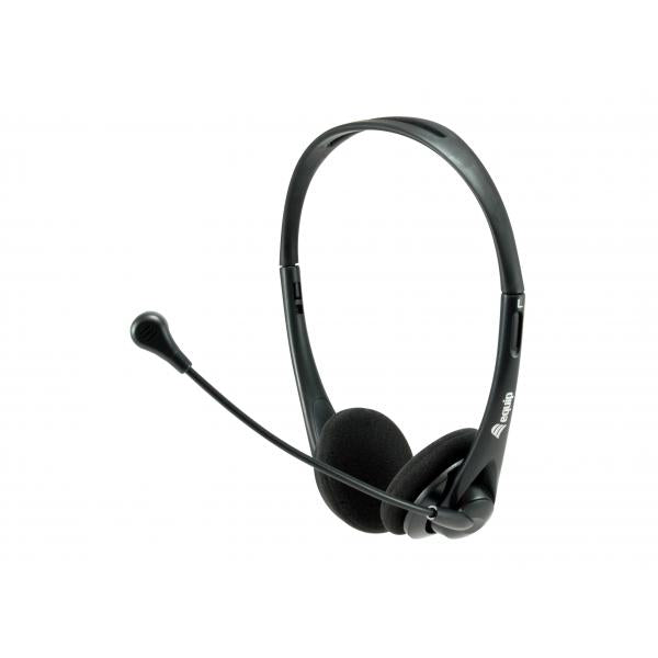 Ausrüstungsausrüstung 245304 Stereo-Headset mit Stummschaltung, Headset, Head-Band, Büro Call Center, Schwarz, Binaural, 1,8