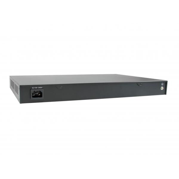 LevelOne LevelOne GEP-2821 28-Port Gigabit Poe Switch, 24-fache POE-Ausgänge, 2x Gigabit RJ45, 2x Gigabit SFP, 1U