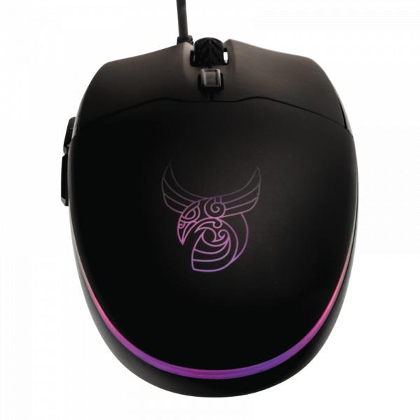 L33T Gaming L33T Gaming 160398 Hofud Wired RGB Gaming Maus, 6 Tasten, 3200DPI, USB